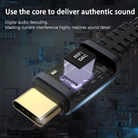 Adaptateur audio DAC USB Type C vers 3,5 mm de haute qualité, Hi-Fi USB-C AB136, prise casque pour téléphone, écouteurs, ordinateur portable