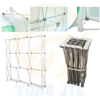 Mur d'affichage portable en tissu tendu TJ, pliable, pour publicité, résolution 4K, pour salon professionnel
