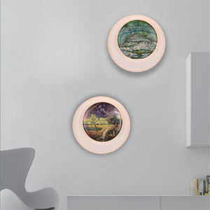 Lámpara de Techo LED Artística con Diseño de Pintura al Óleo MacaronMonet, Iluminación Interior Decorativa para Galerías de Arte, Dormitorios y Hoteles - Product Image 4