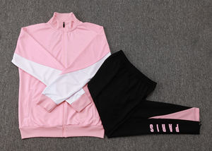 Combinaison d'entraînement rétro à manches courtes avec fermeture éclair intégrale, séchage rapide, polyester/nylon, automne-hiver, 24/25, clubs européens de football de Paris - Product Image 5