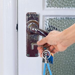 Porte-clés en cuir tressé, lot <span class=keywords><strong>de</strong></span> porte-clés tressés faits à la main pour clés <span class=keywords><strong>de</strong></span> voiture, <span class=keywords><strong>de</strong></span> maison, <span class=keywords><strong>de</strong></span> vélo, cadeau unisexe pour hommes et femmes - Product Image 5