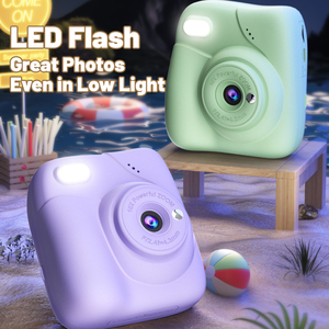 OEM 키즈 즉석카메라 1080P HD 48MP CMOS 센서 32GB 카드 10배 광학 줌 감열 인쇄 3-12세용 선물 - Product Image 3