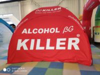 Imprimé personnalisé publicité auvent chapiteau Gazebo sport et extérieur événement ciel dôme tente salon arc gonflable