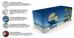 Économie/Standard /Stretch/Ajusté Bon marché prix Retour à l'école 100% Polyester Nappe de couverture de table, personnalisée avec logo - Product Image 3