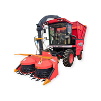 Moissonneuse-broyeuse d'ensilage autopropulsée 4x4 à quatre rangs, équipement de récolte de maïs et d'herbe pour bétail, usage intensif
