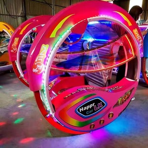 Parque de Atracciones <span class=keywords><strong>Happy</strong></span> Swing Car Dos asientos Coche rodante giratorio de 360 grados a la venta - Product Image 3