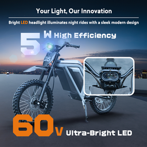 Bicicleta Eléctrica de Motocross Juvenil de Alto Rendimiento Valtinsu 60V 2500W con Batería de Litio 21700 - Product Image 4