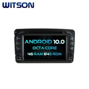 WITSON ตัวนำทาง GPS DVD ในรถยนต์ ANDROID 10.0,สำหรับ MERCEDES BENZ C CLASS W203 2000 2004 CLK W209 M W163 W639