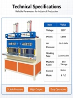 Nouvelle machine à souder le plastique Xingao 220V 2.5kW pour la fabrication de coussins d'air, éponges et houppettes