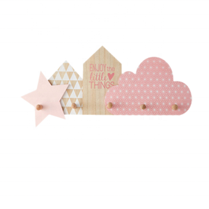 Nuovo Gancio Appendiabiti da Parete di Design Personalizzato in Legno per Cappelli e Vestiti, Decorazione Murale per la <span class=keywords><strong>Casa</strong></span> - Product Image 1