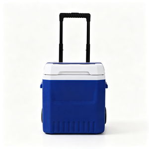 1. Chariot de traiteur isotherme à roulettes avec roulettes pivotantes, robuste et étanche, pour usage commercial - Product Image 2