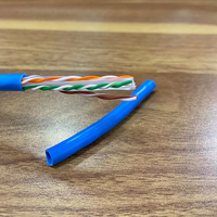 Kabel LAN CAT5E CAT6 Berkualitas Tinggi CCA / Kabel Jaringan Tembaga Murni Pabrik