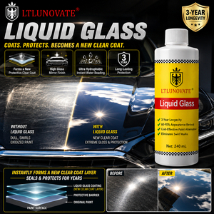LTLUNOVATE น้ำยาเคลือบแก้ว 240 มล. สำหรับซ่อมสีรถยนต์ เคลือบเงาสูง แก้ไขรอยขีดข่วนและรอยหมุนของสีที่ซีดจาง - Product Image 2