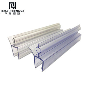 Hua Yue Heng Su <b>Shower</b> <b>Door</b> Bottom <b>Seal</b> Strip L Shape <b>Rubber</b> Waterproof Insert Mount For Bathroom Glass <b>Door</b> - Product Image 1