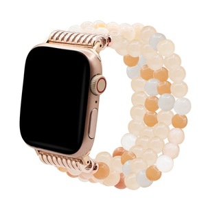 Correa <span class=keywords><strong>de</strong></span> Reloj con Cuentas, Correa Elástica <span class=keywords><strong>de</strong></span> Joyería, Brazalete para Mujer para <span class=keywords><strong>Apple</strong></span> Iwatch Series 38/40/41/42/44/45/46/49mm - Product Image 2