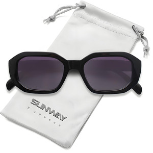 New Design 2025 Trending Fashion Ladies Sun Glasses Luxury High Quality Shades Rectangle Gradient Lens Sunglasses for Women Men - Product Image 2