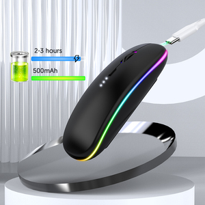 2,4 GHz inalámbrico óptico ordenador Oficina retroiluminado Bluetooth ratones inalámbricos recargable ergonómico ratón vertical - Product Image 2