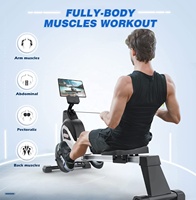 Équipement de Fitness à usage domestique Commercial, Machine d'exercice Cardio populaire, rameur magnétique