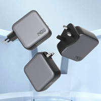 Pengisi daya Notebook 140W, adaptor daya PD USB C, pengisi daya 140W Gan Multiport