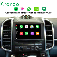 Boîte Carplay sans fil Krando pour Porsche Cayenne 911 957 955 958 PCM 3.1 4.0 Module Android Auto Caméra Interface Siri Control