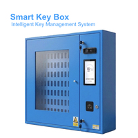 Gabinete de Llaves Inteligente con 95 Ranuras, Caja Fuerte con Control de Llaves RFID, Sistema Electrónico de Gestión de Llaves, Montaje en Pared, NFC, Huella Dactilar, Reconocimiento Facial