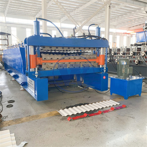 Rollo de azulejo corrugado de hoja de acero galvanizado de aluminio que forma la máquina de fabricación OEM de fábrica - Product Image 4