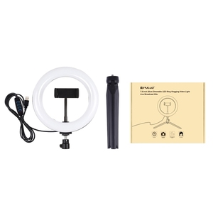 PULUZ Luce LED Curva da 7,9 Pollici con Treppiede da Tavolo, USB, 3 Modalità Dimmerabili, 3200-6500K, per Vlogging, Selfie e Bellezza - Product Image 4