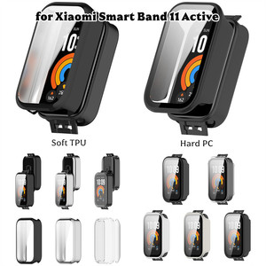 Funda para <span class=keywords><strong>Xiaomi</strong></span> Smart Band <span class=keywords><strong>11</strong></span> Active, Protector de Pantalla HD, Película Sensible, Cubierta Delgada para <span class=keywords><strong>Xiaomi</strong></span> Band <span class=keywords><strong>11</strong></span> Active Watch - Product Image 2