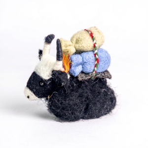 Vente en gros de décorations suspendues artisanales en coton et en poils de yack de l'Himalaya, fabriquées au Népal, pour l'intérieur, ensemble cadeau sans piles - Product Image 3