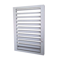 Volet d'aération en aluminium avec poignée réglable pour fenêtre en verre