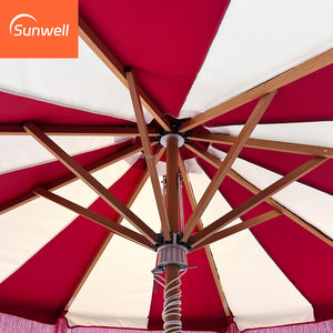 Sombrilla <span class=keywords><strong>de</strong></span> Jardín, Patio, Balcón, Restaurante, Playa, Mar, Hotel, <span class=keywords><strong>de</strong></span> Gran Tamaño, 2.5M, con Marco <span class=keywords><strong>de</strong></span> Aluminio, Diseño Moderno - Product Image 4