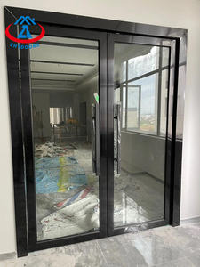 Portes en acier ZHTDOORS, double, 44 mm, vitrées, de sécurité incendie, homologuées, acier - Product Image 6