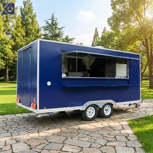 CAMPTRL Rimorchio Alimentare Mobile Tutto-in-uno Completamente Attrezzato, Cucina Commerciale, Rimorchio Concessioni, Food Truck BBQ per Diversi Tipi di Cibo - Product Image 2