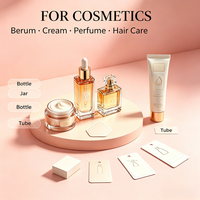 Autocollants d'étiquettes personnalisés en vinyle imperméables et recyclables pour cosmétiques, sérum, crème, parfum, soins capillaires, bouteilles, pots et tubes – Vente en gros