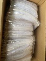 Arte ala blanca pluma de pavo artesanía DIY tocado sombrero pelo Cosplay accesorio para carnaval fiesta disfraz boda Artificial