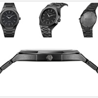 Reloj de Cuarzo Ultrafino de Lujo para Hombre, Personalizado, Acero Inoxidable 316L, Movimiento Japonés GL20, Chapado en Oro, Resistente al Agua 50M, Reloj Masculino