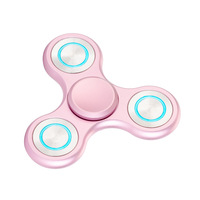 Nouvel Arrivage Fidget Spinner en Alliage d'Aluminium et Acier Inoxydable, avec Contrepoids Rotatif, Anti-Stress pour Adultes