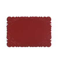 Sets de table rectangulaires en dentelle disponibles auprès du fabricant, imperméables et isolants