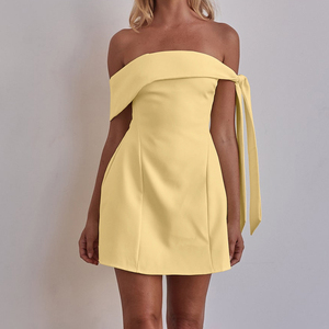 Elegant Yellow Dress - Party Wear for Women