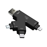 Lector de tarjetas USB OTG para tarjetas SD TF MicroSD Lector de tarjetas USB OTG SD TF MicroSD
