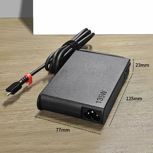 อะแดปเตอร์จ่ายไฟสำหรับแล็ปท็อป 135W USB C พร้อมสายชาร์จ สำหรับ Lenovo <span class=keywords><strong>ThinkPad</strong></span> P14s P16s T16 L14 L15 Z16 Gen 1 2 3 4 5 6 ThinkBook - Product Image 6