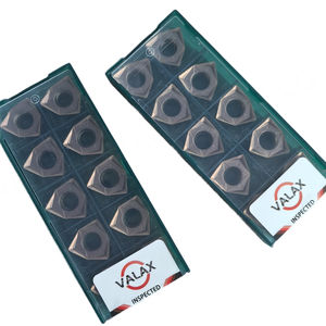 VALAX WNMU080408-GM Insertos de Torneado CNC, Herramientas de Carburo Personalizables OEM, Recubrimiento CVD PVD, HRC65, Alta Precisión, Hoja de 16 mm, Torno CNC - Product Image 1