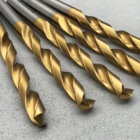Forets hélicoïdaux haute performance HSSE revêtus de TiN pour l'acier inoxydable et le métal DIN338 D1-D13