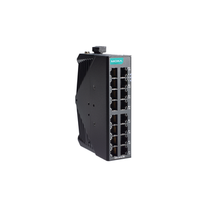 Commutateur Ethernet industriel rapide non géré Moxa EDS-2016-ML à 16 ports, 10/100BaseT(X) RJ45, double entrée redondante 12/24/48V - Product Image 1