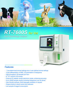 נייד רפואי דם בדיקות מכונה 3 חלק מלא אוטומטי וטרינרית המטולוגיה <span class=keywords><strong>Analyzer</strong></span> - Product Image 5