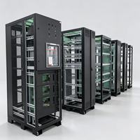 Armoire de rangement en métal sur mesure pour l'infrastructure des centres de données, avec poinçonnage, pliage, rivetage et peinture en poudre
