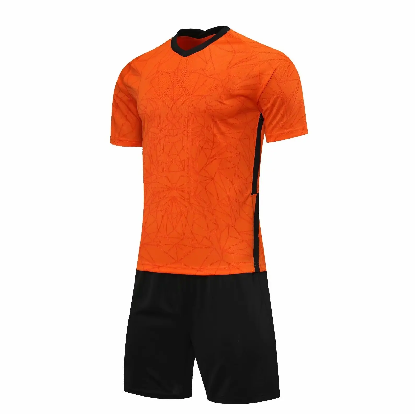 Maillot de football, uniforme de football style néerlandais, maillot, chemise, sans logo, séchage rapide, 2021, 2022