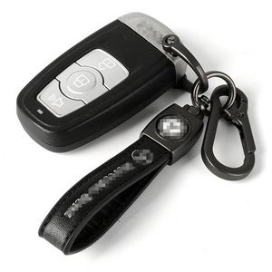 Hot Leather Car Keychain for Car Brands Handmade Premium Metal <b>Key</b> <b>Ring</b> Accessories With Logo Present for Man and Woman - Product Image 5