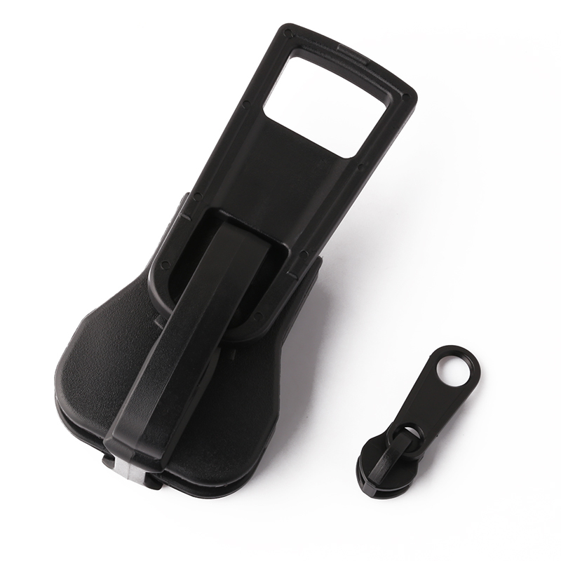 Customizable Zinc Alloy Black Zipper Sliders
