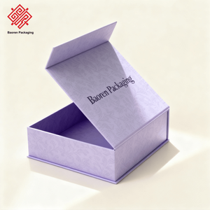 Baoren กล่องกระดาษแข็งวัสดุรีไซเคิลเป็นมิตรกับสิ่งแวดล้อมสำหรับเครื่องดื่มรองเท้าถุงชารูปทรงสี่เหลี่ยมสีตามสั่ง - Product Image 6